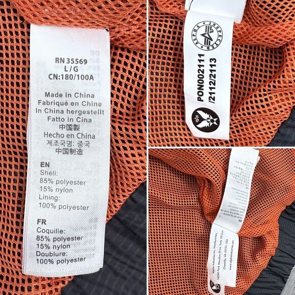 Alpha Industries Parachute Textured Taped Slim Fit Full Zip Utility Jacket L - Picture 15 of 16